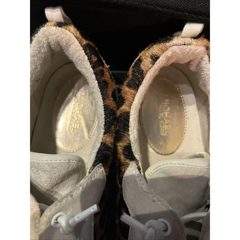 Michael‎ Kors Oscar Leopard Sneaker /Tennis Shoes Women's 10M